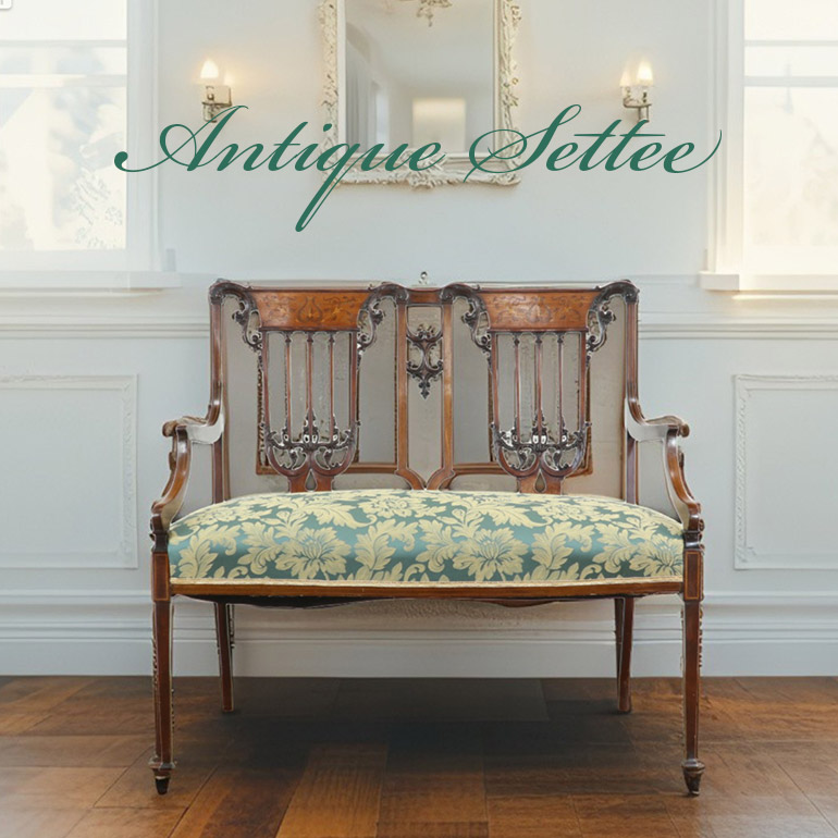 【成功しているお店の共通点】優雅な座り心地を二人で。アンティーク「セティ」が紡ぐ、特別な時間