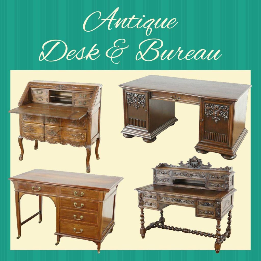 【クララボヒトリゴト】アンティーク書斎机（デスク）の選び方｜一生ものの書斎を作るポイント