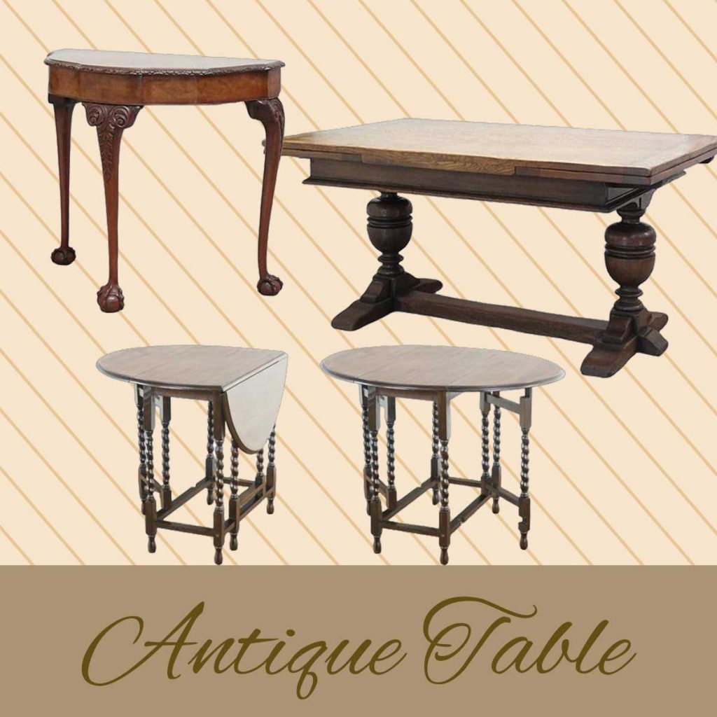 【クララボヒトリゴト】＜アンティークテーブル＞空間の格を上げる「一生もの」の魅力と店舗什器としての活用術