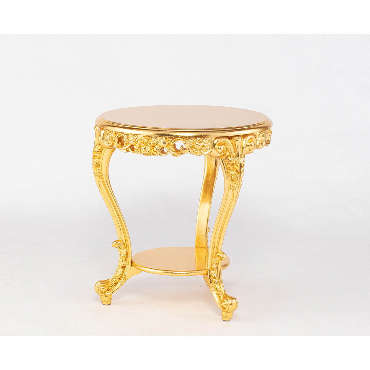 モロッコ風金色サイド　アンティーク　テーブル サイドテーブル・アンティークテイスト FW8002-G アンティーク風