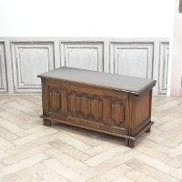 1940年頃　オーク材　イギリス　アンティーク・コファー　antique59660