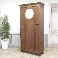 1920年頃　オーク材　イギリス　アンティーク・ワードローブ　antique59889