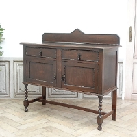 1920年頃　オーク材　イギリス　アンティーク・サイドボード　antique59582