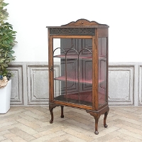1920年頃　オーク材　イギリス　アンティーク・ショーケース　antique59718