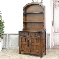 1940年頃　エルム材　イギリス　アンティーク・カップボード　antique80091