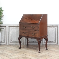 1930年頃　マホガニー材　イギリス　アンティーク・ビューロー　antique80185