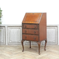 1930年頃　マホガニー材　イギリス　アンティーク・ビューロー　antique80100