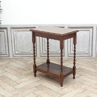 1930年頃　オーク材　イギリス　アンティーク・サイドテーブル　antique80000b