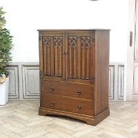 1940年頃　オーク材　イギリス　アンティーク・チェスト　antique80038b