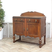 1930年頃　オーク材　イギリス　アンティーク・サイドボード　antique80048