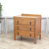 1930年頃　オーク材　イギリス　アンティーク・チェスト　antique80079b