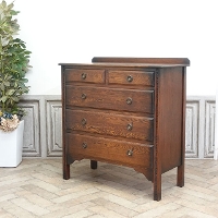 1920年頃　オーク材　イギリス　アンティーク・チェスト　antique80191a