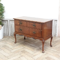 1930年頃　マホガニー材　イギリス　アンティーク・チェスト　antique80001