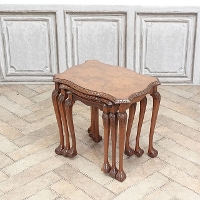1940年頃　ビーチ材　イギリス　アンティーク・ネストテーブル　antique80168
