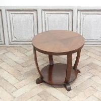 1940年頃　ウォールナット材　イギリス　アンティーク・コーヒーテーブル　antique80147