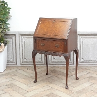 1940年頃　ビーチ材　イギリス　アンティーク・ビューロー　antique80093