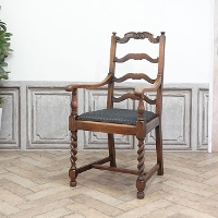 1920年頃　オーク材　イギリス　アンティーク・チェア　antique80172