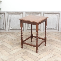 1920年頃　オーク材　イギリス　アンティーク・サイドテーブル　antique80176
