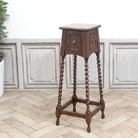 1920年頃　オーク材　イギリス　アンティーク・プランツスタンド　antique80104