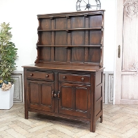 1940年頃　エルム材　イギリス　アンティーク・カップボード　antique80136