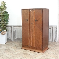1940年頃　オーク材　イギリス　アンティーク・ワードローブ　antique80033