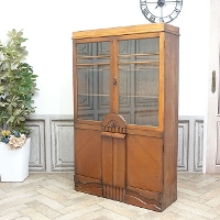 1930年頃　オーク材　イギリス　アンティーク・ブックケース　antique80211