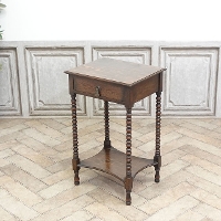 1920年頃　オーク材　イギリス　アンティーク・サイドテーブル　antique80204