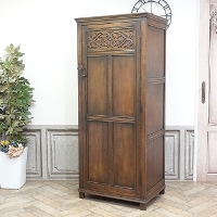 1930年頃　オーク材　イギリス　アンティーク・ワードローブ　antique80060