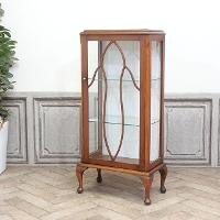 1930年頃　オーク材　イギリス　アンティーク・ショーケース　antique80087