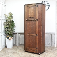 1940年頃　オーク材　イギリス　アンティーク・ワードローブ　antique80092