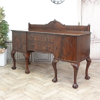1920年頃　マホガニー材　イギリス　アンティーク・サイドボード　antique80158