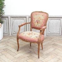 1940年頃　ビーチ材　フランス　アンティーク・チェア　antique65112b