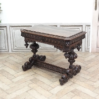 1880年頃　オーク材　フランス　アンティーク・テーブル　antique65316