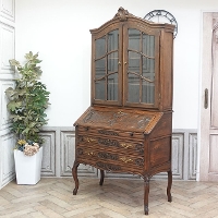 1920年頃　オーク材　フランス　アンティーク・ブックビューロー　antique65270