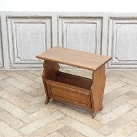1940年頃　オーク材　オランダ　アンティーク・マガジンラック　antique65263e