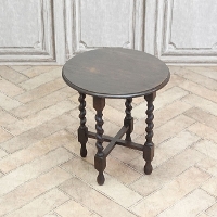 1920年頃　オーク材　フランス　アンティーク・サイドテーブル　antique65284