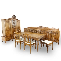 1930年頃　オーク材　フランス　アンティーク・ダイニングセット　antique65319