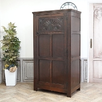 1940年頃　オーク材　イギリス　アンティーク・ワードローブ　antique80215