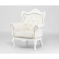 1人掛けソファ･アンティークテイスト　E1167-1-18P65B