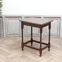 1920年頃　オーク材　イギリス　アンティーク・サイドテーブル　antique80413