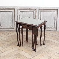 1940年頃　ビーチ材　イギリス　アンティーク・ネストテーブル　antique80356