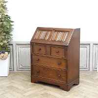 1940年頃　オーク材　イギリス　アンティーク・ビューロー　antique80404