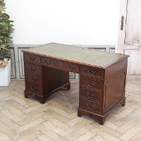 1940年頃　MDF材　イギリス　アンティーク・デスク　antique80384