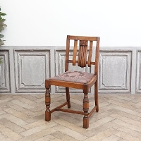 1930年頃　オーク材　イギリス　アンティーク・チェア　antique80428