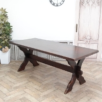 1930�N���@�I�[�N�ށ@�I�����_�@�A���e�B�[�N�E�_�C�j���O�e�[�u���@antique65344a