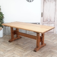 1930�N���@�I�[�N�ށ@�I�����_�@�A���e�B�[�N�E�_�C�j���O�e�[�u���@antique65429