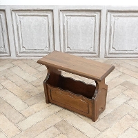 1940年頃 オーク材 オランダ アンティーク・マガジンラック