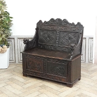 1900�N���@�I�[�N�ށ@�C�M���X�@�A���e�B�[�N�E�x���`�@antique80511