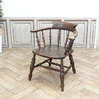 安定感あるアンティーク椅子 Lloyd's Antiques Real Antique Black Forest Hallchair / ロイズ