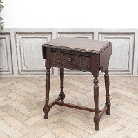 1900�N���@�I�[�N�ށ@�C�M���X�@�A���e�B�[�N�E�T�C�h�e�[�u���@antique80702